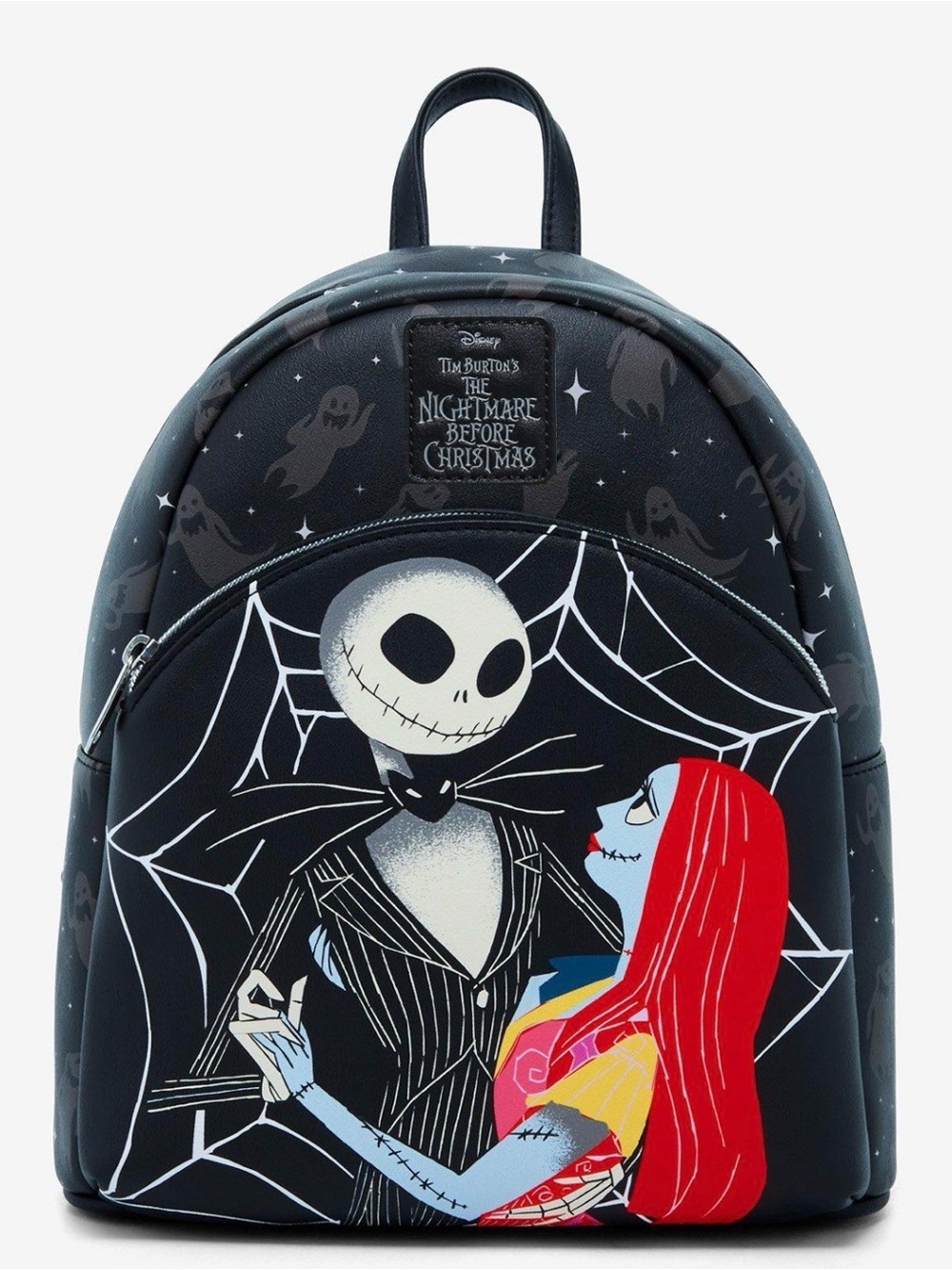 NWT Loungefly Disney The Nightmare Before Christmas Jack & Sally Backpack.